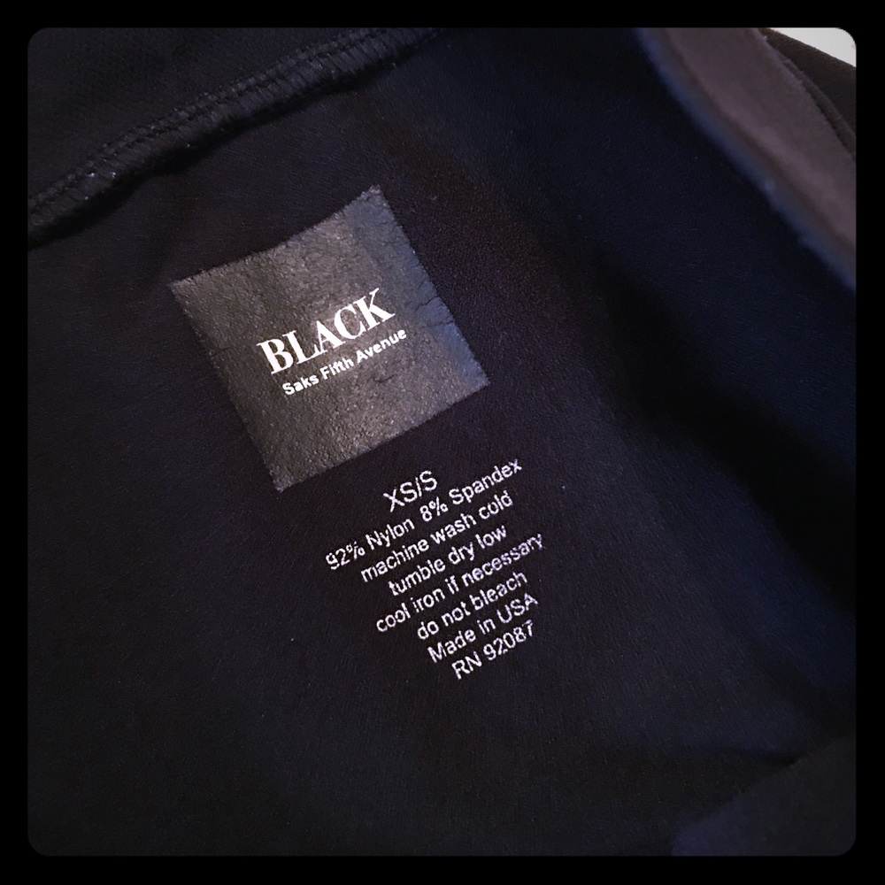 BLACK Saks Fifth Avenue Tights/Leggings